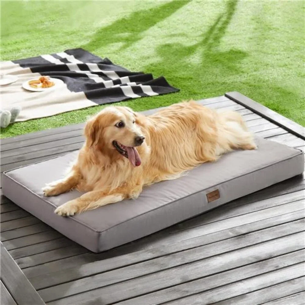 Outdoor Dog Beds for Large Dogs, Waterproof Dog Bed36x27 Inches